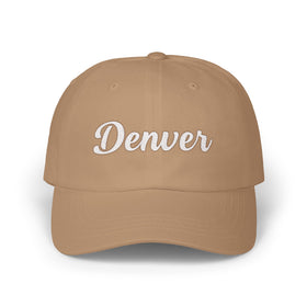 Buy khaki Denver, Colorado Dad Hat - Embroidered Denver Classic Dad Cap
