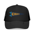 Milwaukee, Wisconsin Pennant Trucker Hat — Retro Flag Foam Cap-2