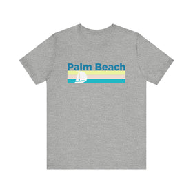 Palm Beach T Shirt - Sailboat Graphic Palm Beach Tee - 0