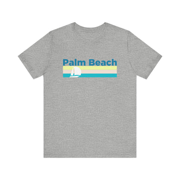 Palm Beach T Shirt - Sailboat Graphic Palm Beach Tee - 0
