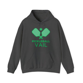 Pickleball Vail, Colorado Hoodie Sweatshirt - Unisex Heavy Blend Hoodie, Gift for Pickleball Players
