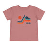 Alta, Utah Toddler T-Shirt - Retro Palm Tree Toddler Alta Shirt