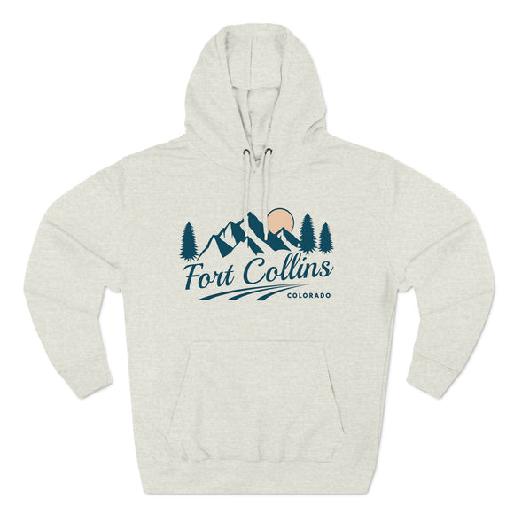 Premium Fort Collins, Colorado Hoodie - Unisex Fort Collins Sweatshirt