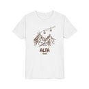 Alta, Utah Youth T-Shirt — Vintage Gondola Ski Mountain Tee-2