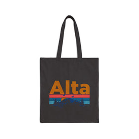 Alta, Utah Tote Bag - Cotton Canvas Alta Bag