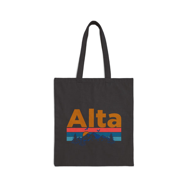 Alta, Utah Tote Bag - Cotton Canvas Alta Bag