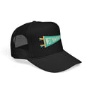 West Palm Beach, Florida Pennant Trucker Hat — Retro Flag Foam Cap-7