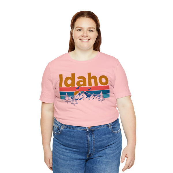 Idaho T-Shirt - Mountain Sunset Unisex Idaho Shirt