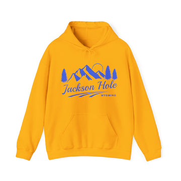 Buy gold Jackson Hole, Wyoming Hoodie - Unisex Mountain Jackson Hole Hoodie Sweatshirt