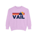 Vail, Colorado Mountain Stripes Sweatshirt | Comfort Colors - 100% Cotton-6
