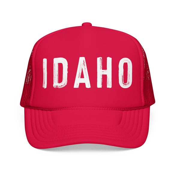Idaho Trucker Hat - Idaho Cap - Block Letter