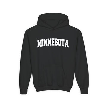 Minnesota Youth Hoodie - Kids Minnesota Hooded Sweatshirt - 0