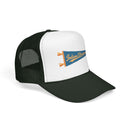 Indiana Dunes National Park Pennant Trucker Hat — Vintage Foam Mesh Cap-10