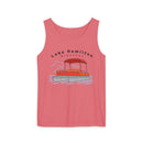 Lake Hamilton, Arkansas Tank Top Unisex - Pontoon Boat - Comfort Colors - 100% Cotton-5