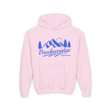 Buy light-pink Retro Breckenridge, Colorado Youth Hoodie - Mountain Breckenridge, Colorado Kids Sweatshirt, Cute Breckenridge, Colorado Children's Pullover