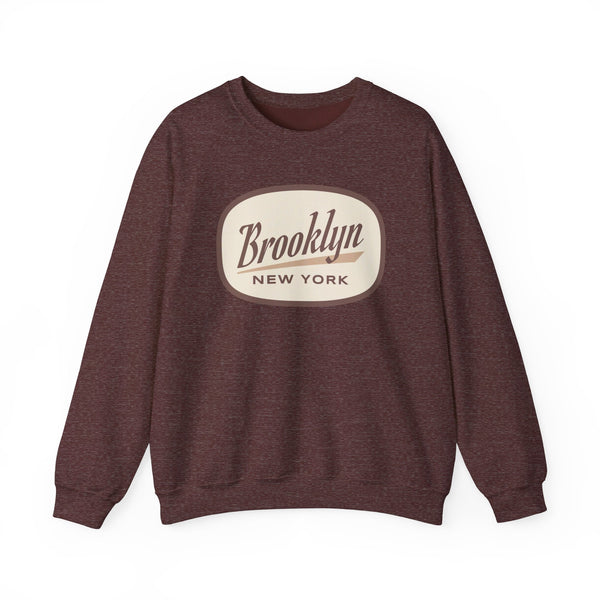 Brooklyn, New York Sweatshirt - Unisex Retro Crewneck Brooklyn Sweatshirt