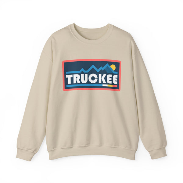 Truckee, California Sweatshirt - Mountain Graphic Crewneck