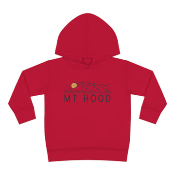 Buy vintage-red Mt Hood, Oregon Toddler Hoodie - Unisex Mt Hood Toddler Sweatshirt