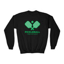 Cabo San Lucas, Mexico Youth Sweatshirt - Pickleball Unisex Kid's Cabo San Lucas Crewneck Sweatshirt-2