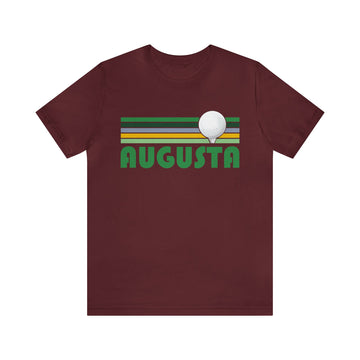 Buy maroon Golf Augusta, Georgia T-Shirt - Retro Golf Unisex Augusta Shirt