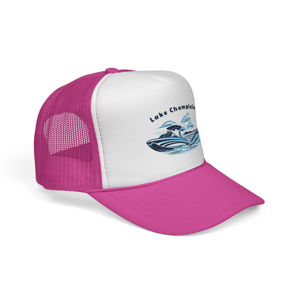 Lake Champlain Wakeboard Boat Trucker Hat