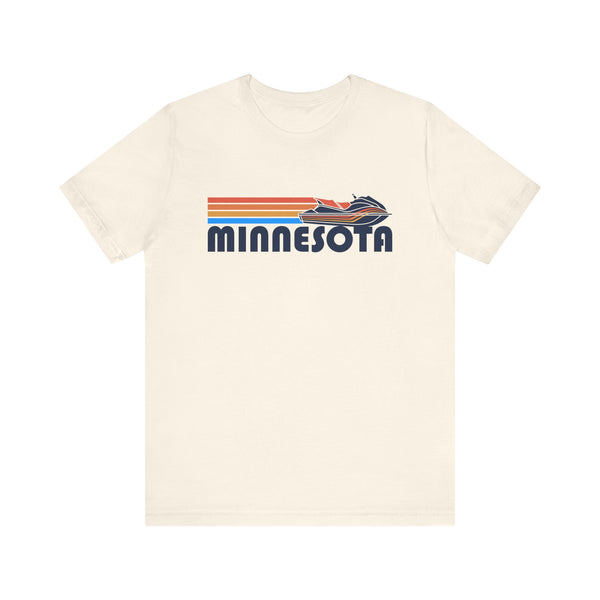 Milwaukee, Minnesota T Shirt - Retro Jetski PWC Graphic Tee