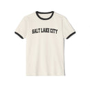 Salt Lake City, Utah Cotton Ringer Graphic Tee - Unisex Salt Lake City T Shirt, Vintage Style Tee, Men's/Women's Tee-2