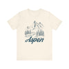 Aspen, Colorado Graphic Tee - Mountain Illustration Aspen T Shirt