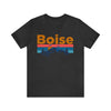 Boise, Idaho Shirt - Mountain Sunset Unisex Boise T-Shirt