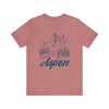 Aspen, Colorado Graphic Tee - Mountain Illustration Aspen T Shirt