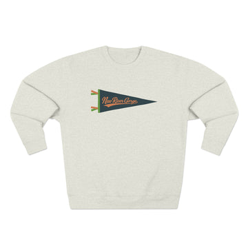 Buy oatmeal-heather Premium New River Gorge National Park Crewneck Sweatshirt