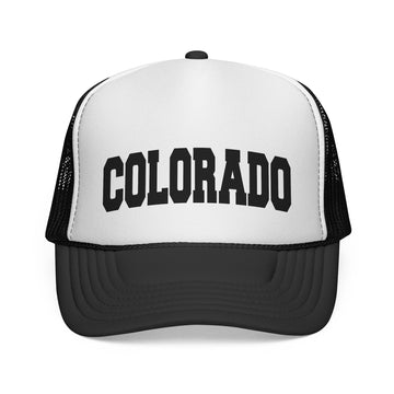 Colorado Retro Collegiate Style Trucker Hat - 0