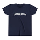 Colorado Springs, Colorado Youth Graphic Tee - Kids Colorado Springs T Shirt-4