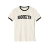 Brooklyn, New York Cotton Ringer Graphic Tee - Unisex Brooklyn T Shirt, Vintage Style Tee, Men's/Women's Tee
