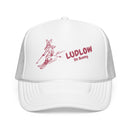 Ludlow, Vermont Ski Bunny Foam Trucker Hat-8