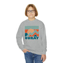 Ouray, Colorado Youth Sweatshirt - Unisex Kid's Ouray Crewneck Sweatshirt-19