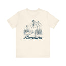Montana Graphic Tee - Mountain Illustration Montana T Shirt-3