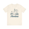 Montana Graphic Tee - Mountain Illustration Montana T Shirt
