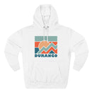 Durango, Colorado Hoodie - Retro Mountain Unisex Sweatshirt-2