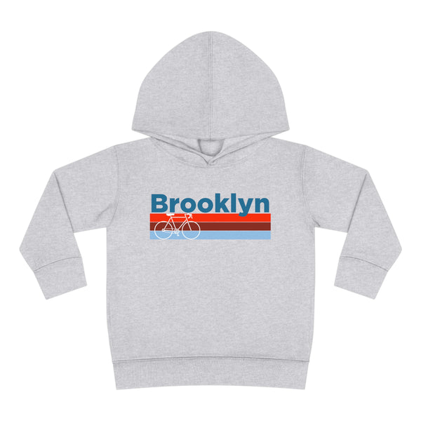 Brooklyn, New York Toddler Hoodie - Retro Bike