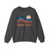Park City, Utah Sweatshirt Retro Mountains, Park City Unisex Graphic Crewneck