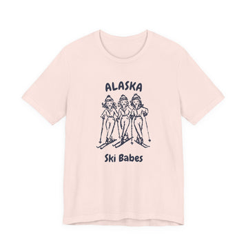 Alaska Ski Babes T‑Shirt — Retro Skiing Graphic Tee