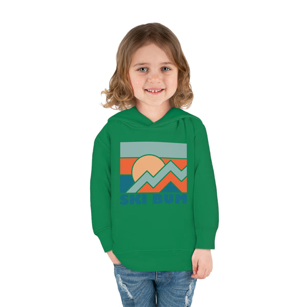 Ski Bum Toddler Hoodie - Unisex Ski Bum Toddler Sweatshirt