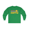 Seattle, Washington Long Sleeve Shirt - Retro Unisex Shirt