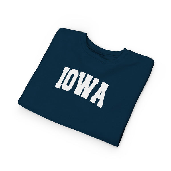 Iowa Toddler Sweatshirt - Iowa Toddler Crewneck Sweatshirt