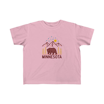 Buy pink Minnesota Toddler T-Shirt - Unisex Toddler Minnesota Shirt