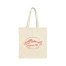 Lake Michigan Fishing Canvas Tote Bag - 15" x 16"-1