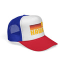 Hawaii Retro Sun Trucker Hat - Vintage Style Hawaii Cap-5
