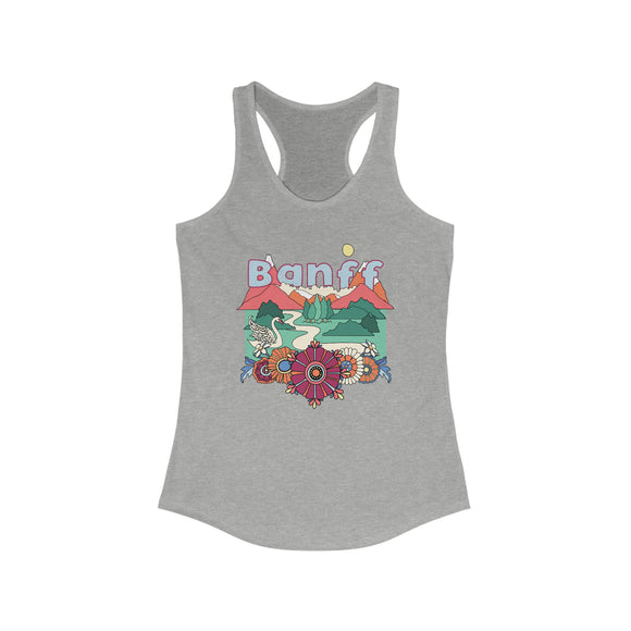 Banff, Canada Women's Racerback Tank Top