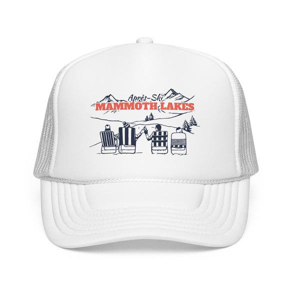 Mammoth Lakes, California Après-ski Trucker Hat — Foam Mesh Cap
